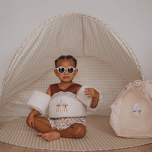 Жилет с нарукавниками Mrs. Ertha "Unique Dots", шоколадная крошка